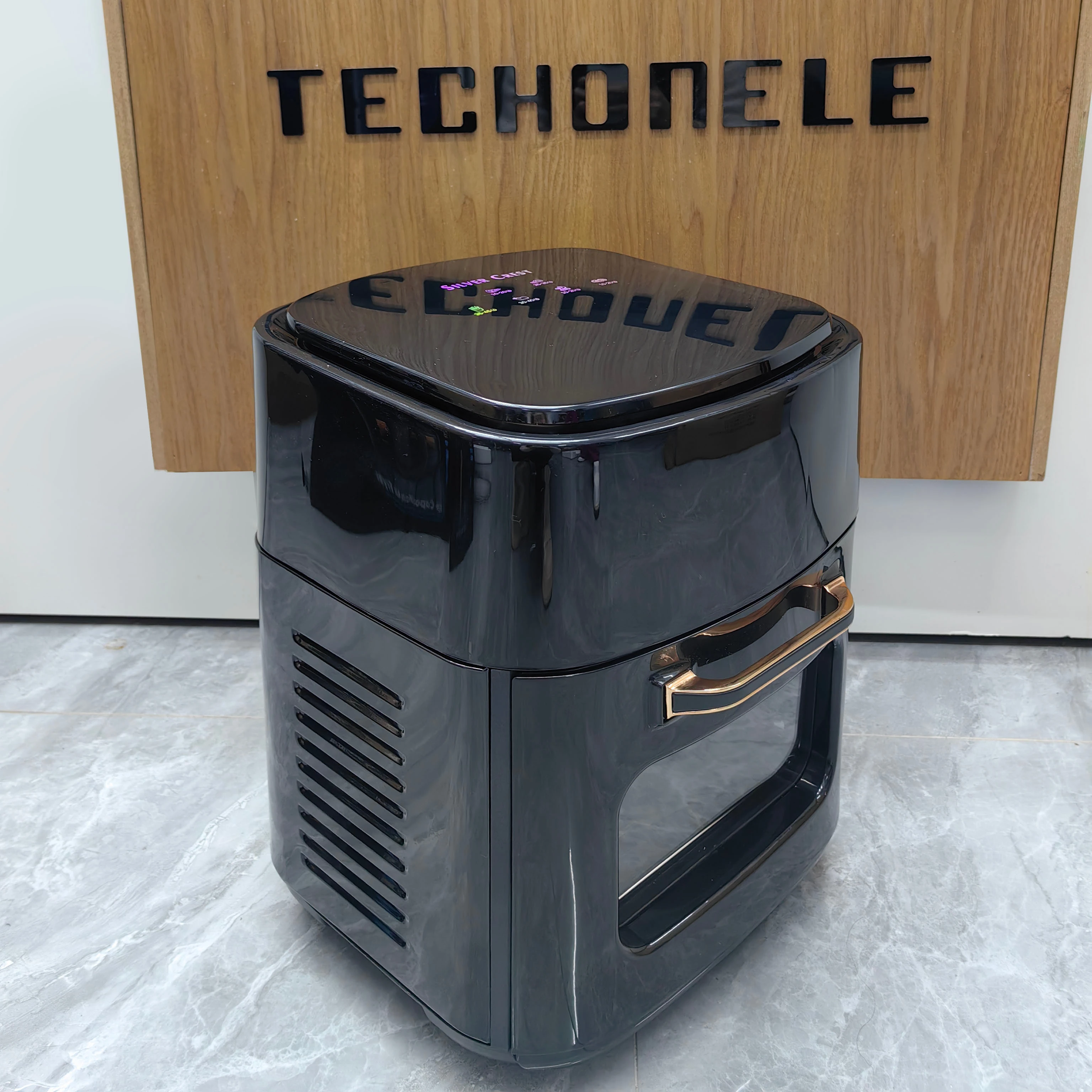 2024 Smart Air Fryer 15L Electric round Deep Fryer Stainless Steel Multi Oil & Free Air Factory Supply for Household Hotel Use