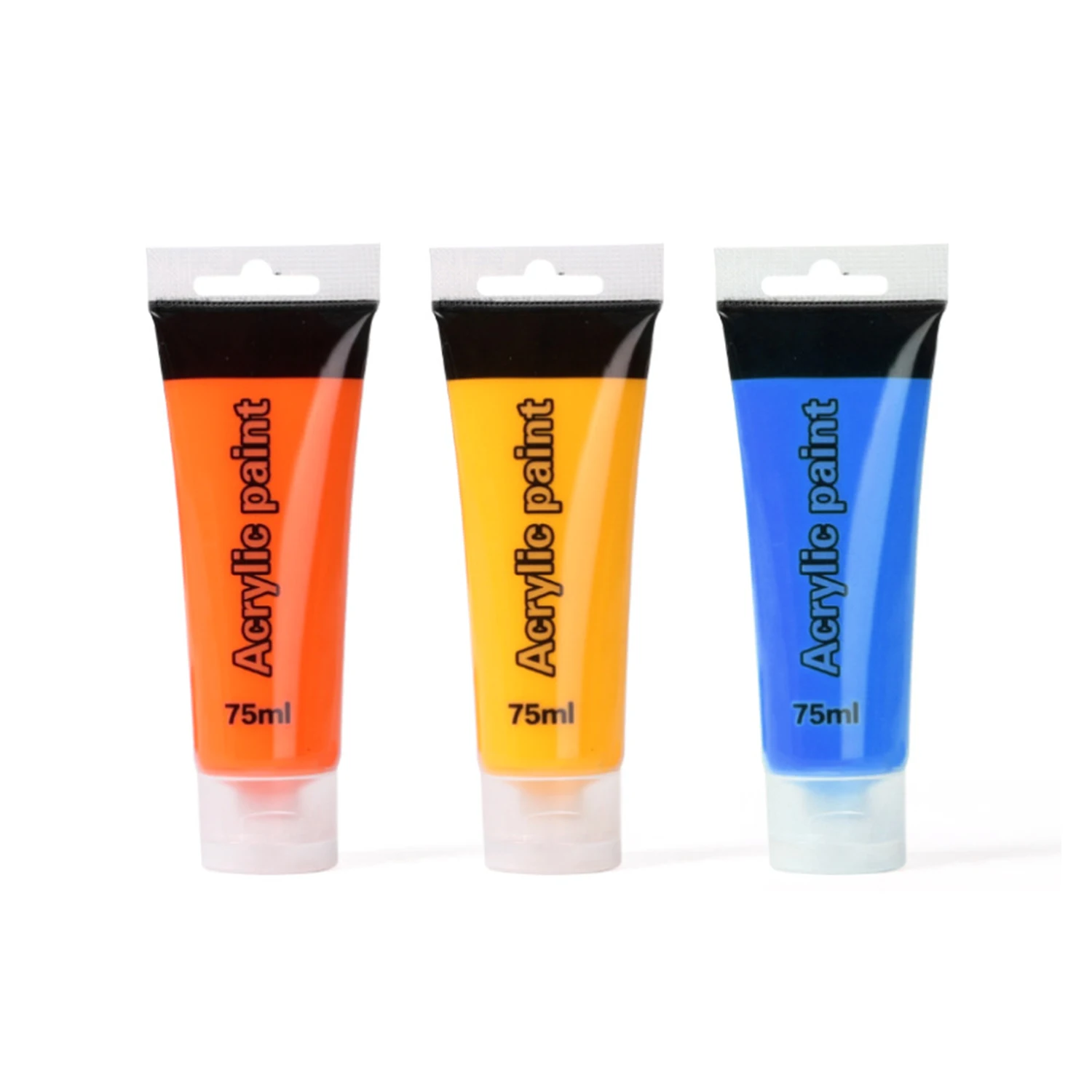 24 colors 75ml hose acrylic paint tube of high-plastic fluid acrylic color art paint for studio hand-painted creation