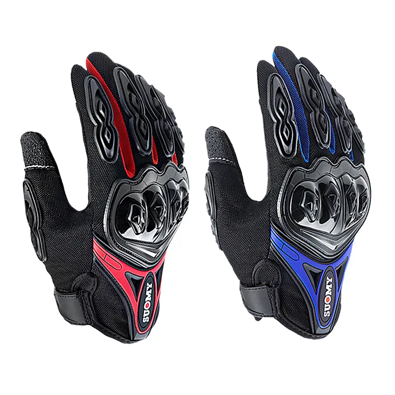 Custom Printed High Quality Motorbike Racing Gloves Safety Full Finger Motorcycle Gloves