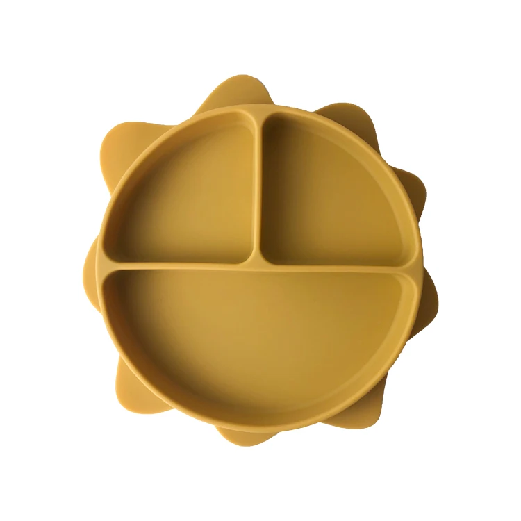 Силиконовая подложка под заказ поднос для сервировки детского питания силиконовая разделенная Подложка детей товары и принадлежности малышей