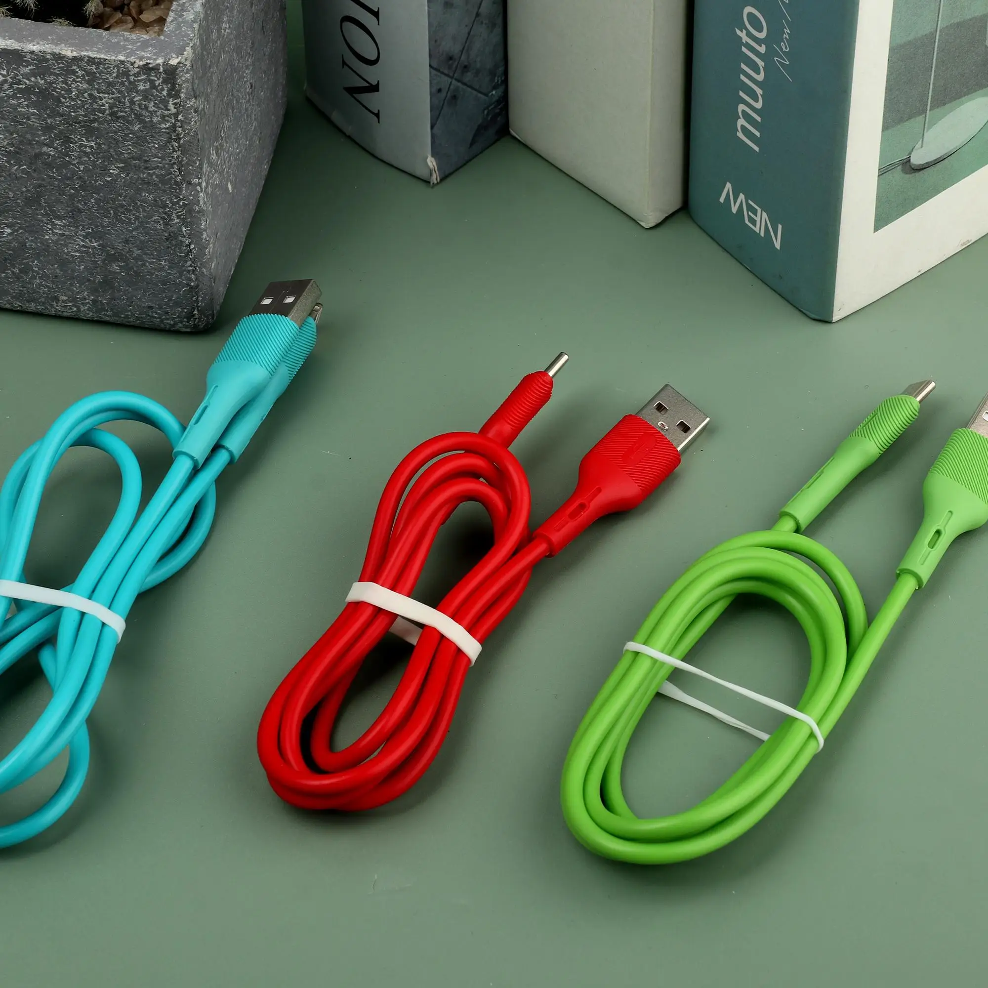 Somostel OEM cables & commonly used accessories mobile phone data cable charging fast With Light powerline USB cable