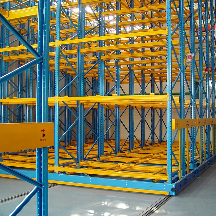 Peterack Movable Racking Shelves Manufacturer Customized Industry Mobile Rack System Adjustable Heavy Duty Rack