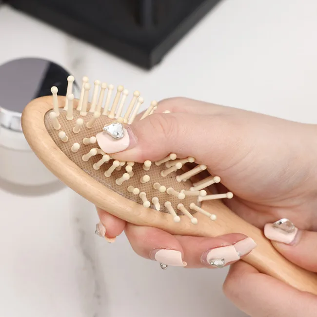 Factory Hand-made Anti-static Airbag Massage Comb Wooden Air Cushion Comb Hair Comb