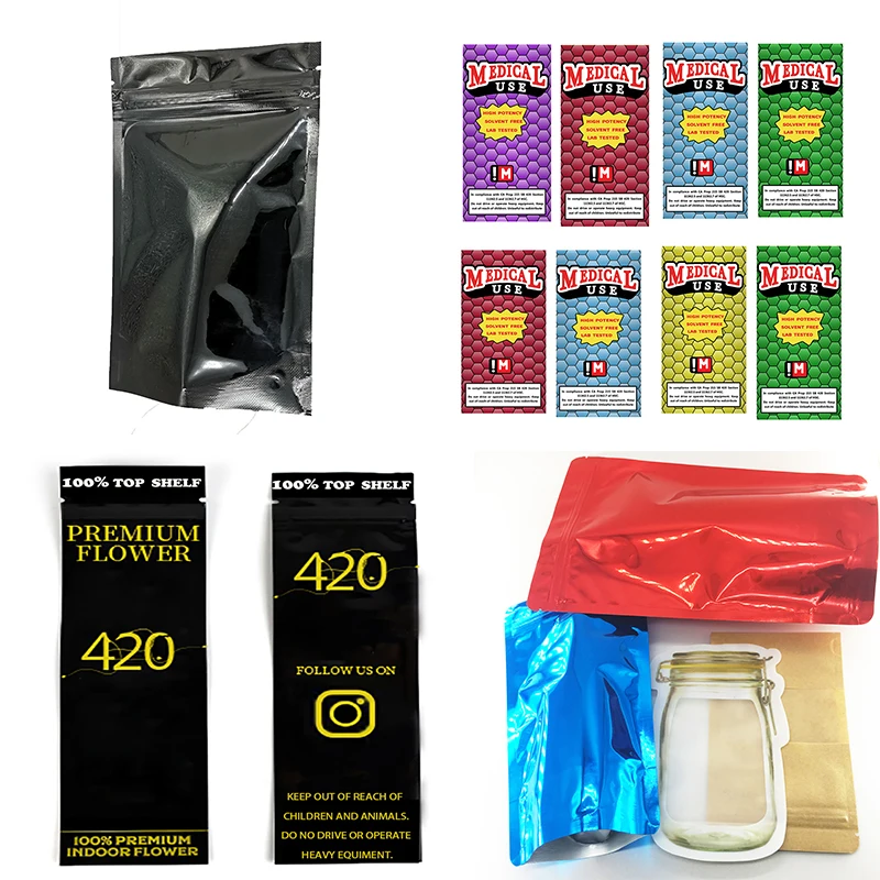 
USA 510 Oil Cartridges Blister mylar bag Empty child proof OEM Wax Plastic Bags Cbd cartridge Packaging Printing Boxes 