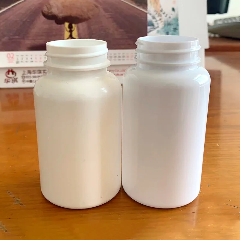 10cc-300cc PET HDPE Empty White Solid Medicine Container Pill Plastic Bottles for Capsules Vitamins Powder Packaging