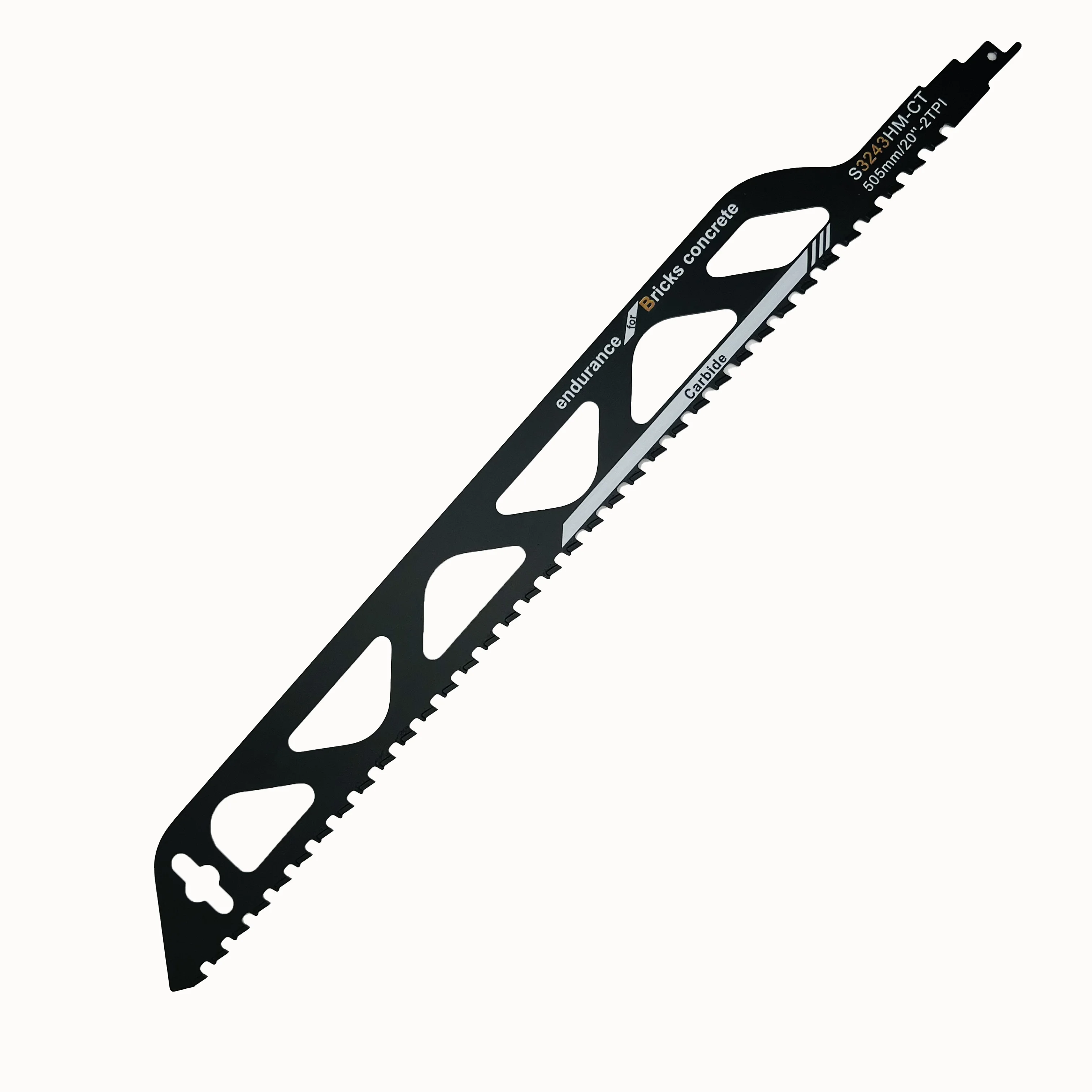 Saw Blades Carbide Reciprocating Saw Blades for Cutting Porous Concrete, Fibrous Cement, Wood, Brick, Universal Shank saw blade