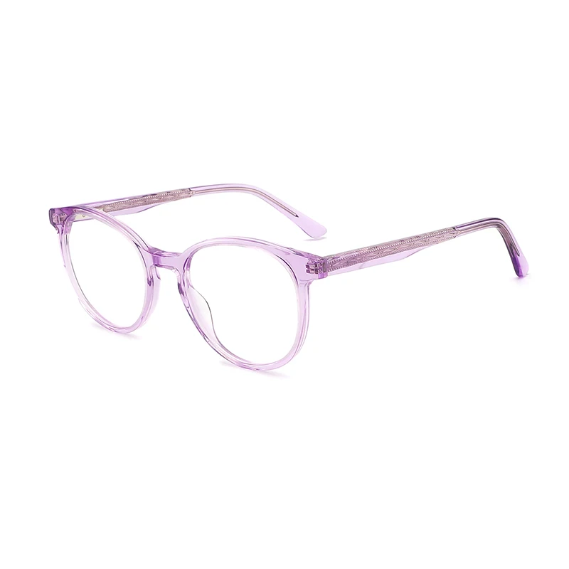 Factory Wholesale Retro Round Cheap Acetate Optical Frames Optical Eyeglasses Unisex