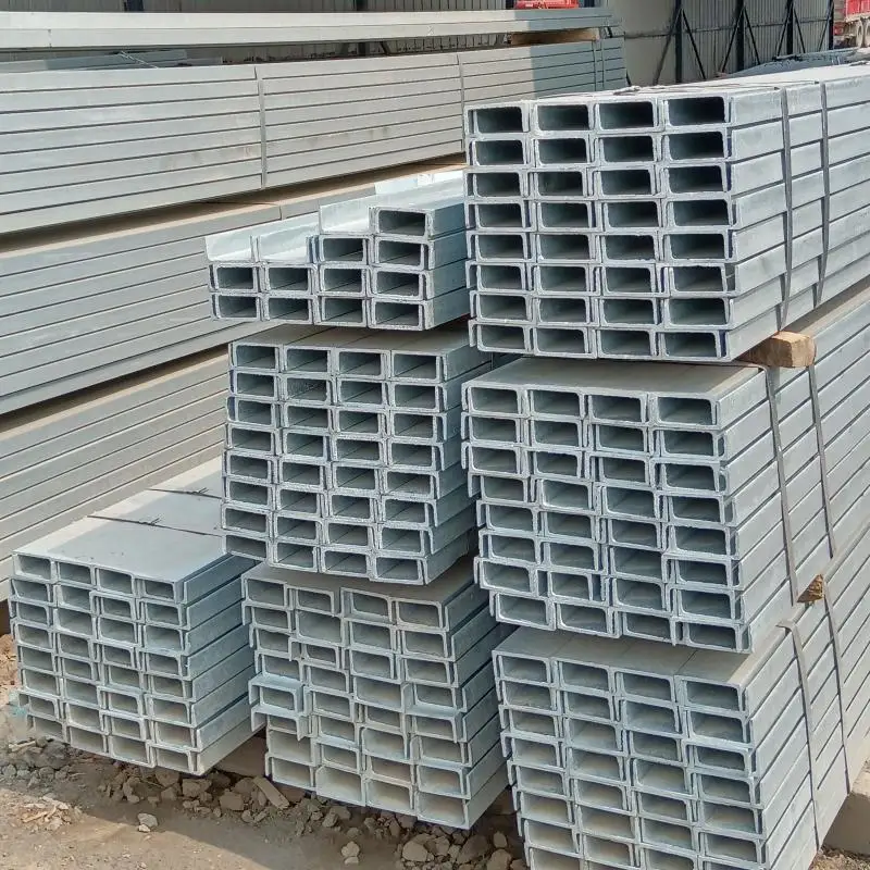 Factory Sales Galvanized Steel Structure Profile Steel Channel Hot Rolled U Shape Channel Steel