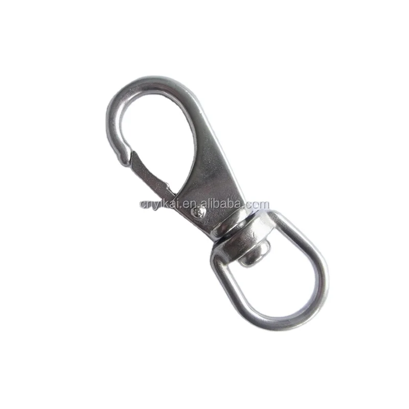 metal carabiner,  swivel hook with snap   snap hooks stainless steel hooks