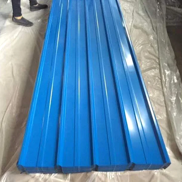 18 28 Gauge Corrugated Galvalume Steel PPGI Color Coated Galvanized Steel Coil For Roofing Sheet