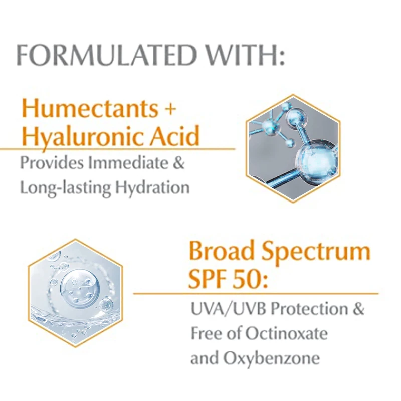 Solar Cream Custom Private Label Sun UV Protection Gel All Skin 50SPF Sun Block Cream