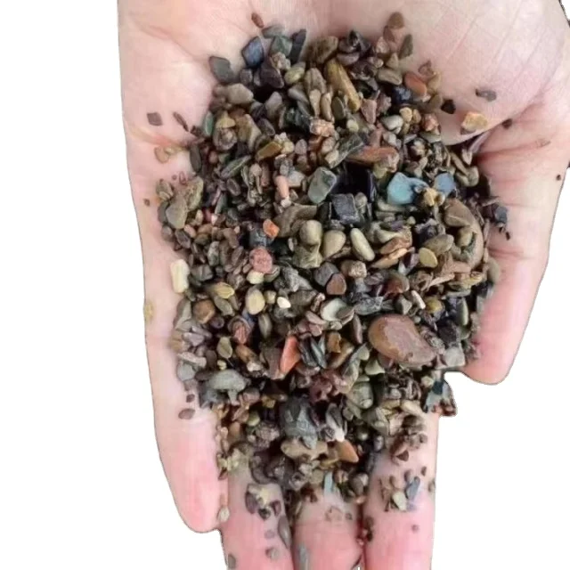 Natural colorful pebbles river rock landscape sand for aquarium aquascaping