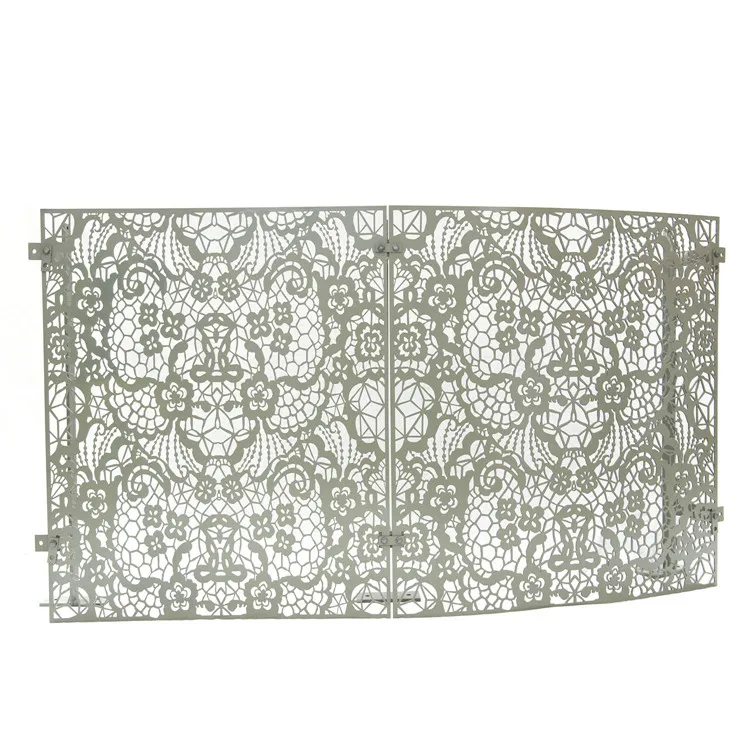 Кованые декоративные панели для ограждения из цветов и листьев украшения дома
