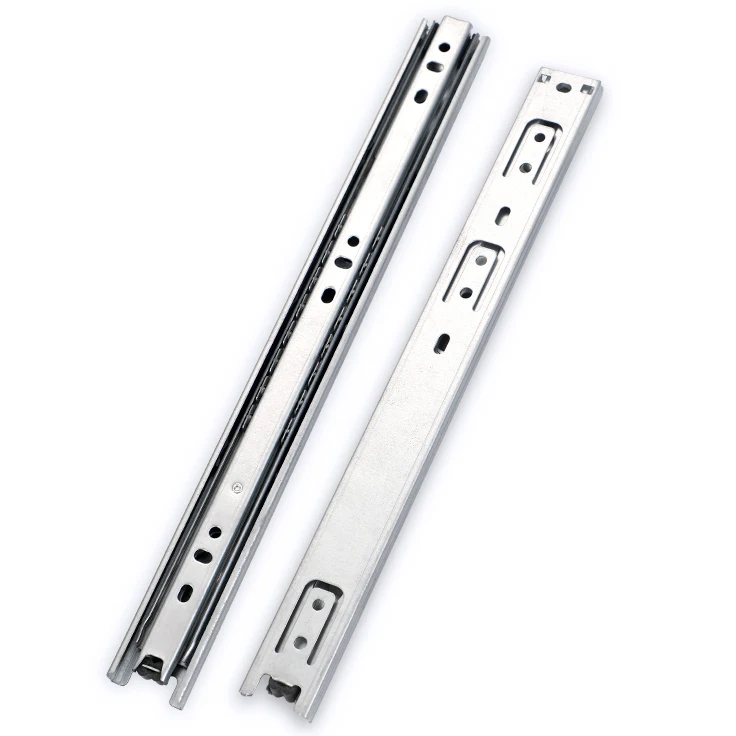 Factory Direct Selling Three-section Rebound Hidden Rail For Drawer Slide