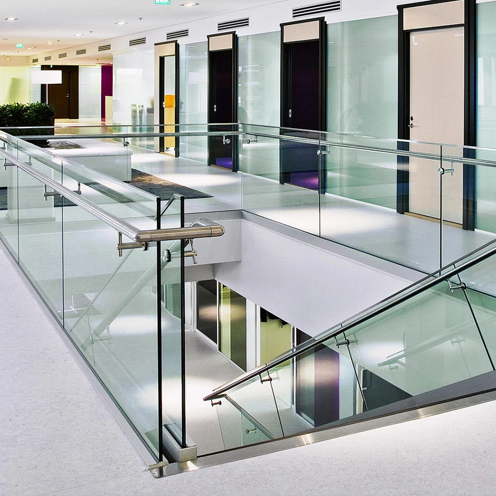 Balcony U Channel Aluminum Profile for Glass Railing