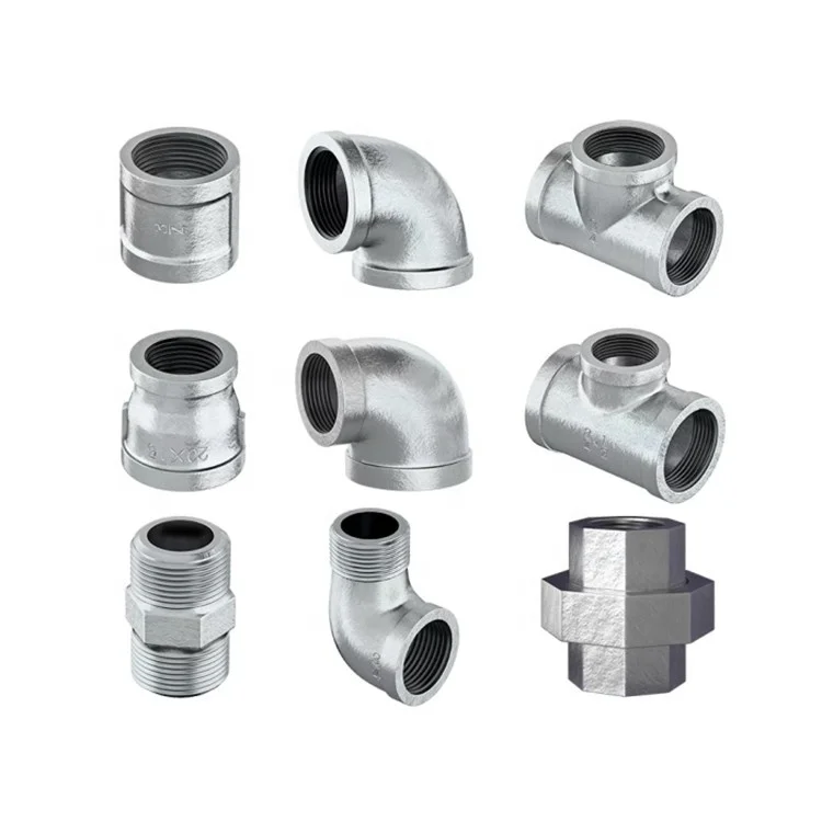 Nipple Fittings Hot Dipped Galvanized Plumbing Pipe Fittings 1/2' x 69g 3/4' x 118g Weight Calculation Large Stock Elbow
