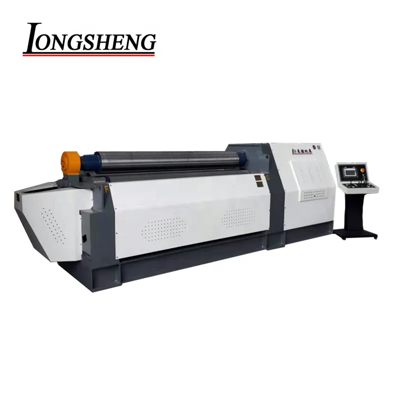 W12CNC sheet metal rolling machine steel plate rollers four roller plate rolling machine for rolling aluminum