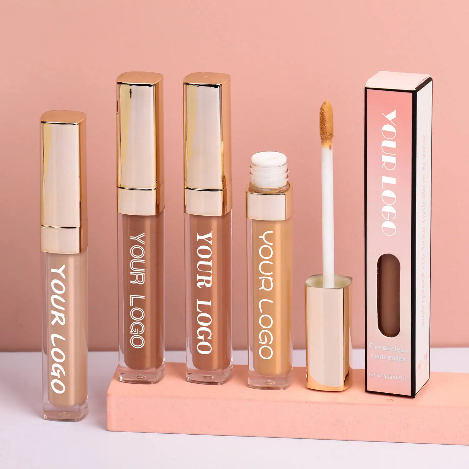 Batch make up concealer covers acne, beautifies skin, moisturizes skin, and permanently isolates foundation make-up private logo