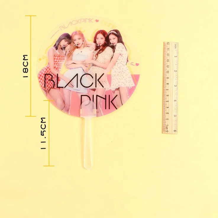 
wholesale cheap excellent custom print logo beautiful transparent gift cartoon circle pvc star hand advertisement fan 