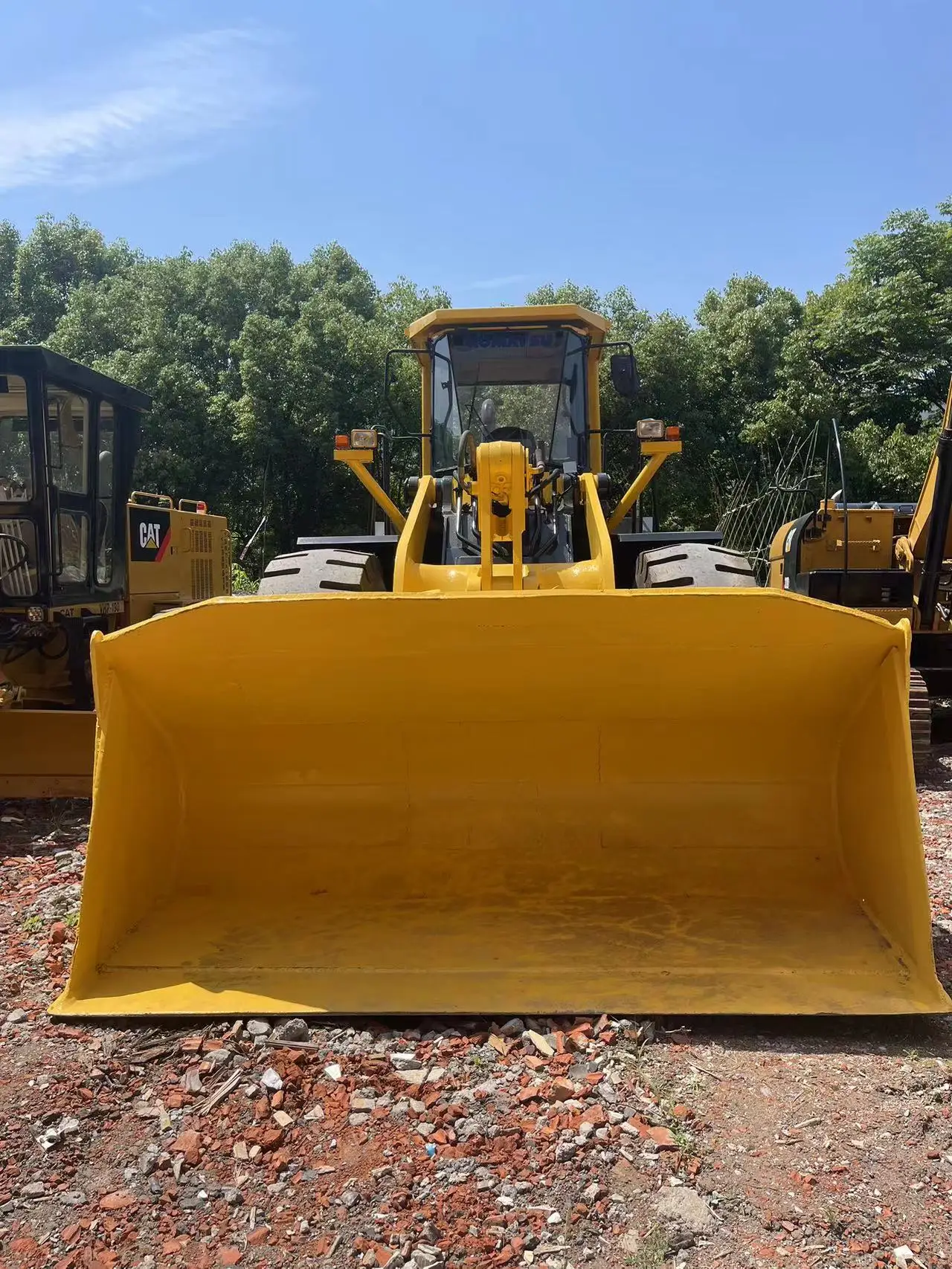 Японский производитель Komatsu WA470 Подержанный платный погрузчик WA 470 7ton подержанный колесный для продажи в Китае
