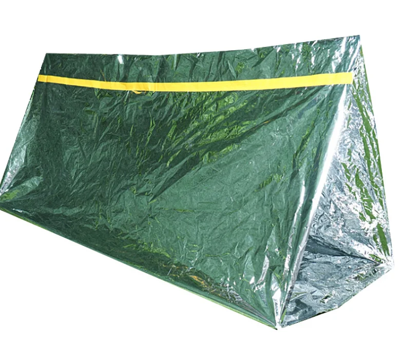 High Quality Camping 150*240 PET Tents Waterproof Flame Retardant Emergency and Relief Tube Tent Lightweight Emergency Shelter T