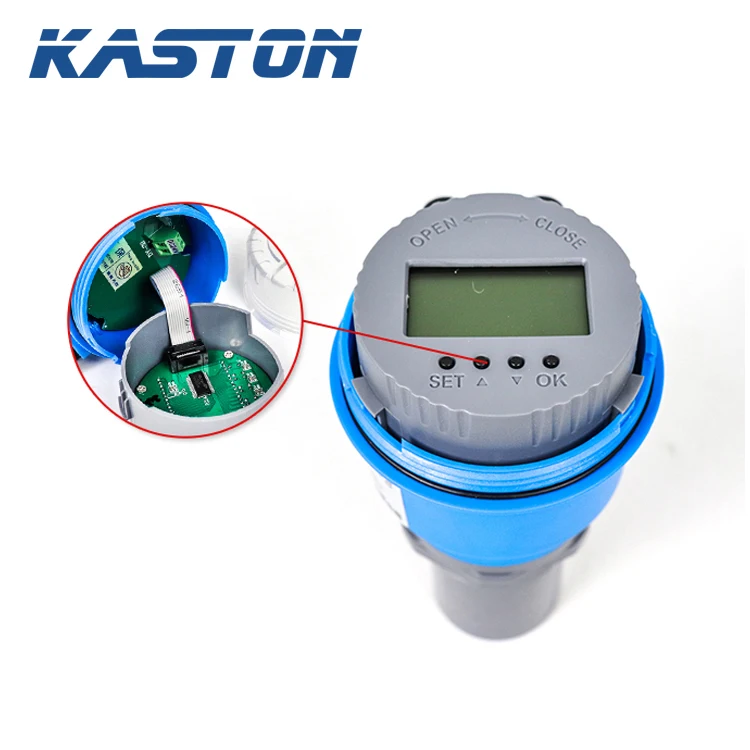 high accuracy industrial digital 4-20ma fuel water tank liquid ultrasonic level meter