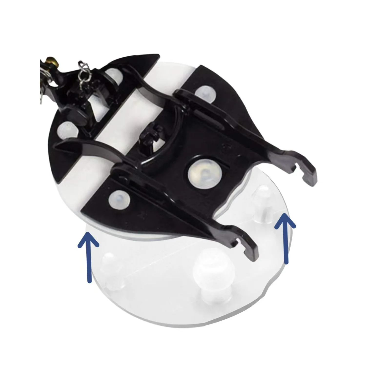 Toilet Stopper Flapper Water Saving TPE Toilet Bow Flapper Replacement Parts Fits American Standard Universal for Toilet Tank