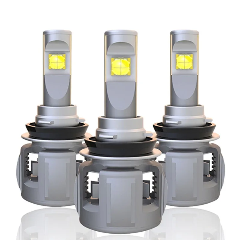 Автоматическая система освещения высокой мощности XHP70 светодиодные лампы для передних фар авто & светодиодная передняя фара мотоцикла H4 100W 10000LM белого