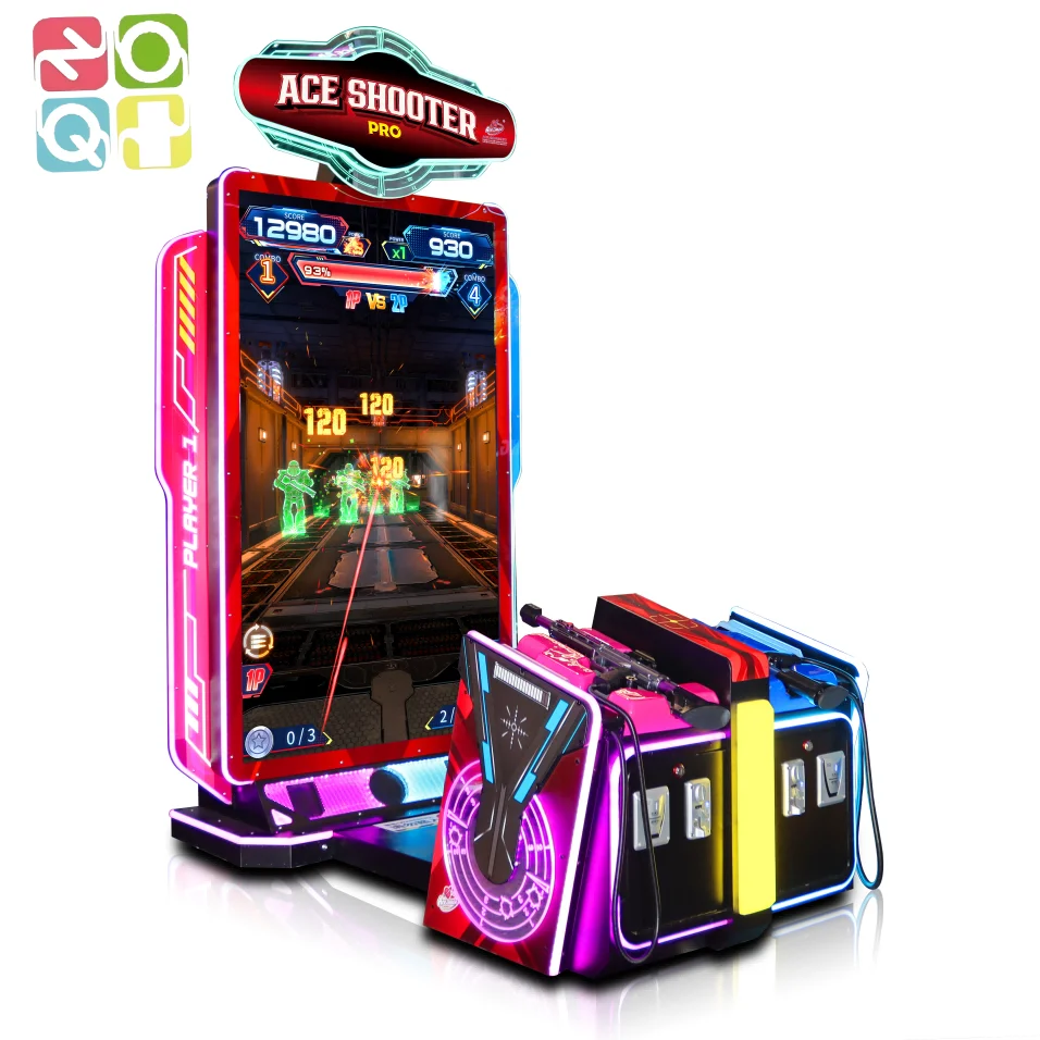 Coin Operated 2 Players Skyle Electronic Simulator Shooting Gun Arcade Game Machine for Sale
