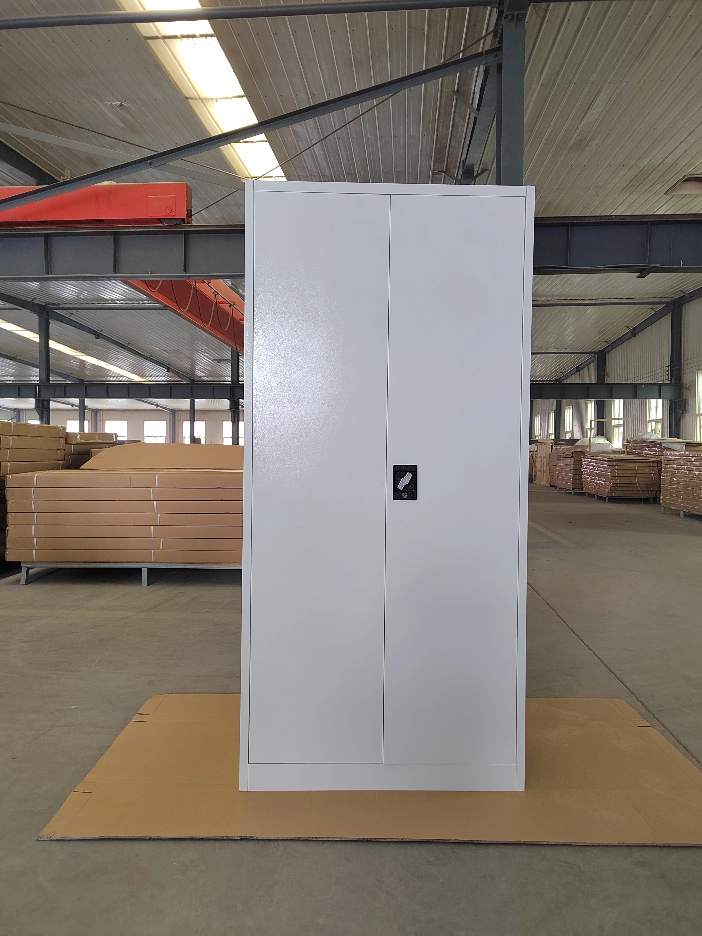 Office Metal Tall Garage Storage cabinet Adjustable Shelves Locking 2 Doors steel cupboard Filing Cabinet