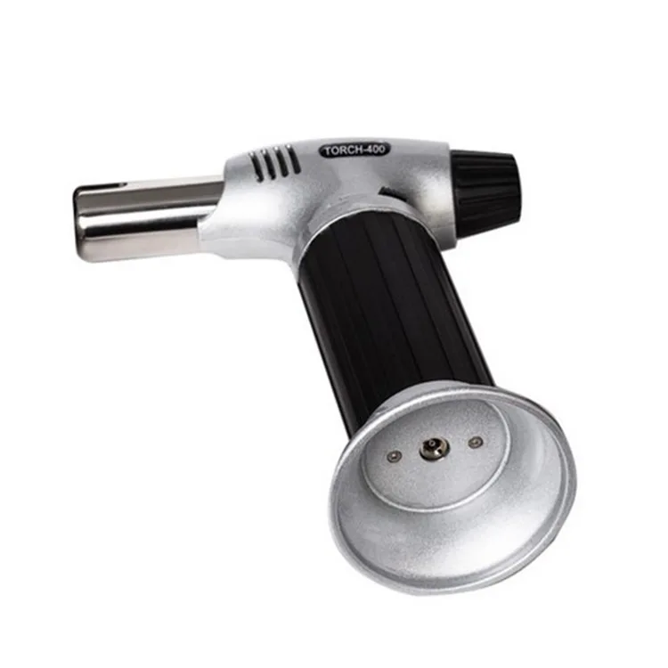 Wholesale Torch Welding Fire Maker Lighter Butane Burner Flame Camping Equipment Accessories Portable Baking Barbecue Igniter