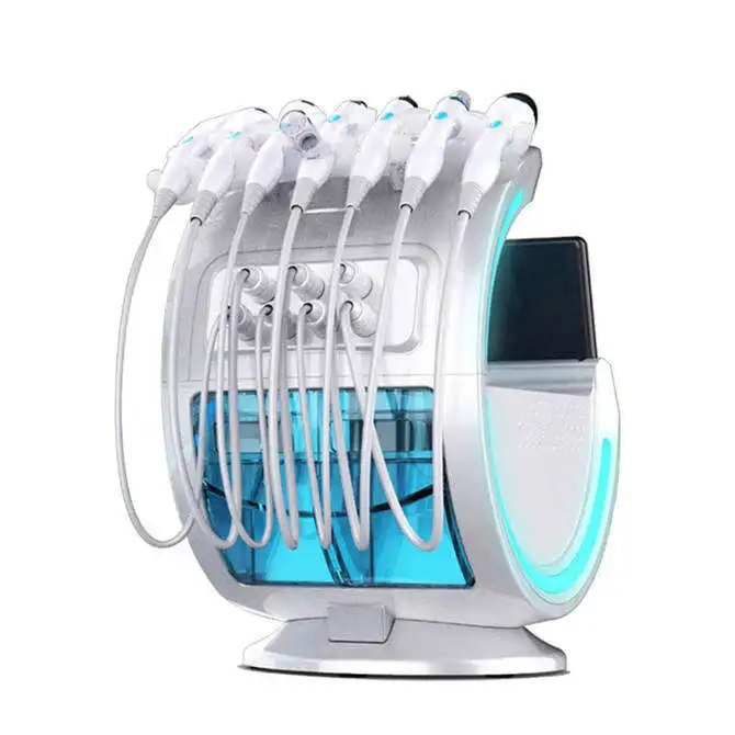 Multifunctional 7 In 1 Skin Care Beauty Machine Smart Ice Blue Plus Hydra Aqua Peeling Oxygen Jet Microdermabrasion Device