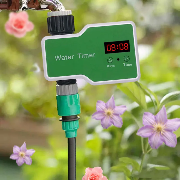 Automatic Irrigation Garden Watering Controller Water Electronic Digital Sprinkler Timer Space Waterproof Gifts Power Outdoor