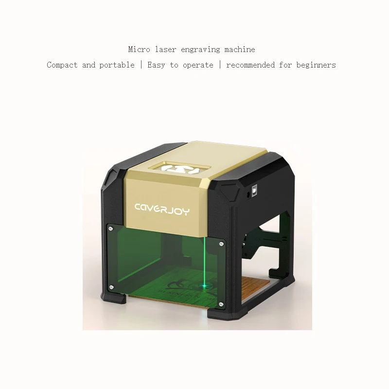JOY fully automatic portable laser engraving machine mini desktop wooden board leather printing engraving mini marking machine