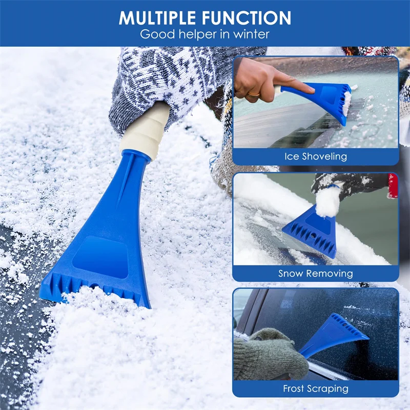 Wholesale Ice Snow Frost Removal Scraper Plastic Handheld Car Windshield Ice Scraper