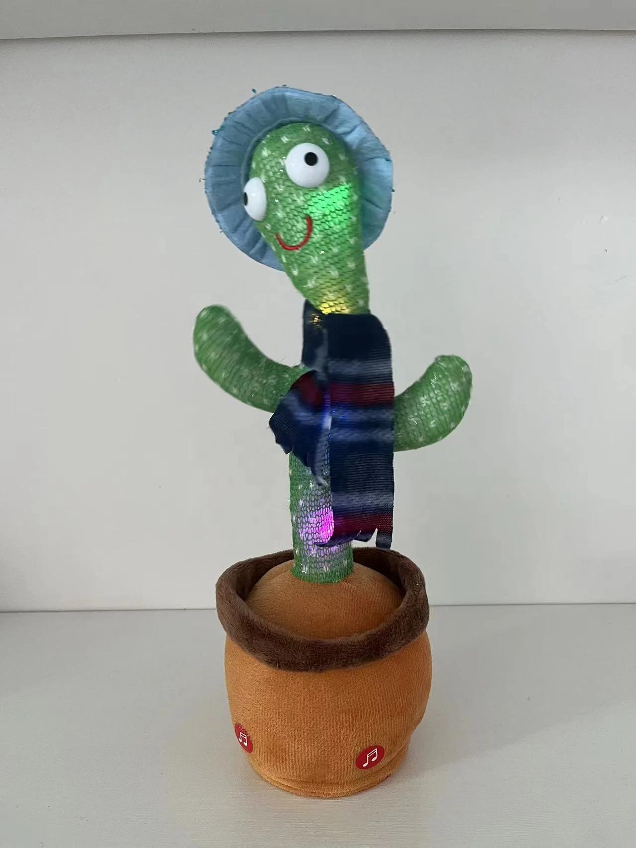 New Arrival Talking Glowing Electric Plush Cactus Toys Singing Songs Dancing Fancy Plush Doll Dancing Cactus Toy Kids Gift