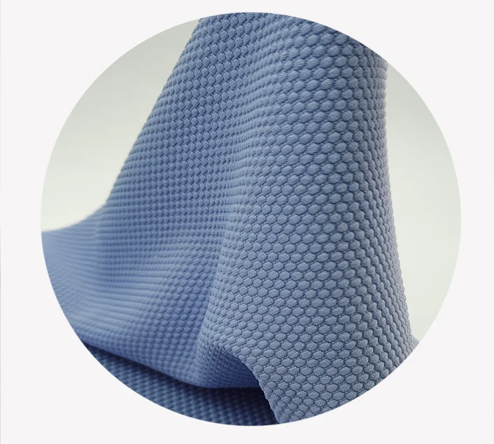 Distinctively textured 95% Nylon 5% Creora HigCio Spandex Pineapple grid High Stretch hygroscopic brocade elastic cloth