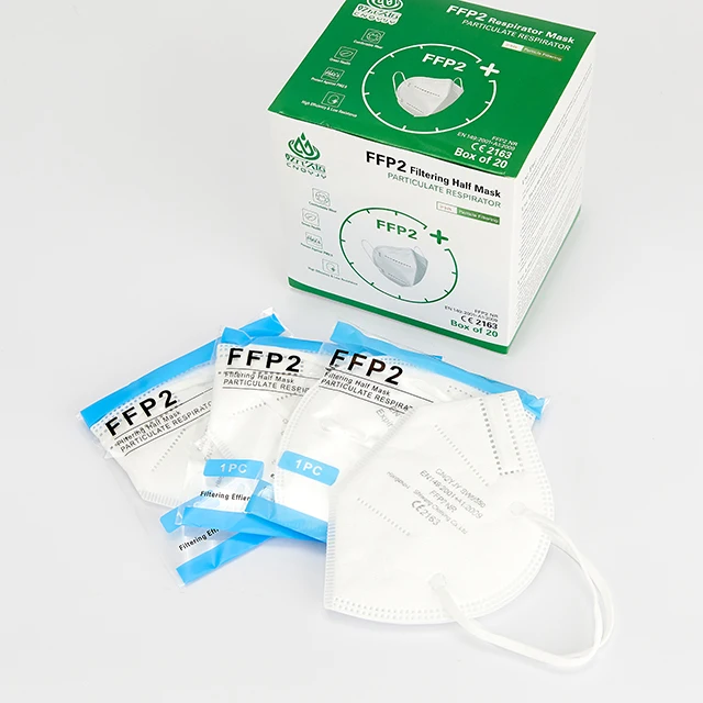 CE 2163  respirator FFP2 Dust Mask With Earloops For Industrial Safety Working masque ffp2 mask