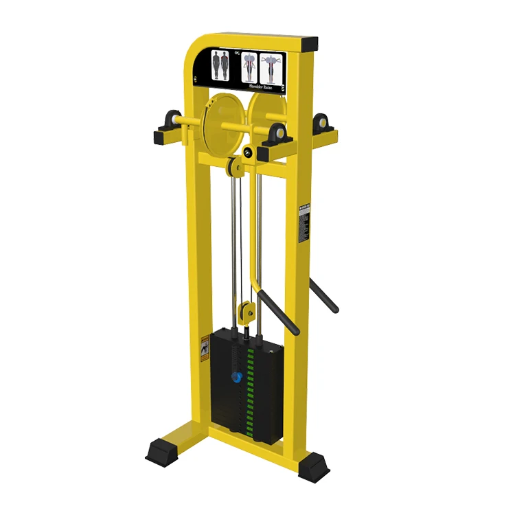 commercial Multi Functional Gym Pin Load Selection Shoulder Raise Standing for club gym equipment machine