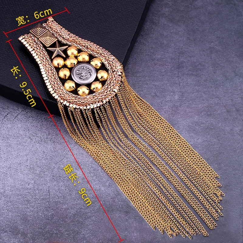 
Price for 1 piece,brooch breastpin tassels shoulder board flash patch badges applique patch for clothing,pins,brooches N25 