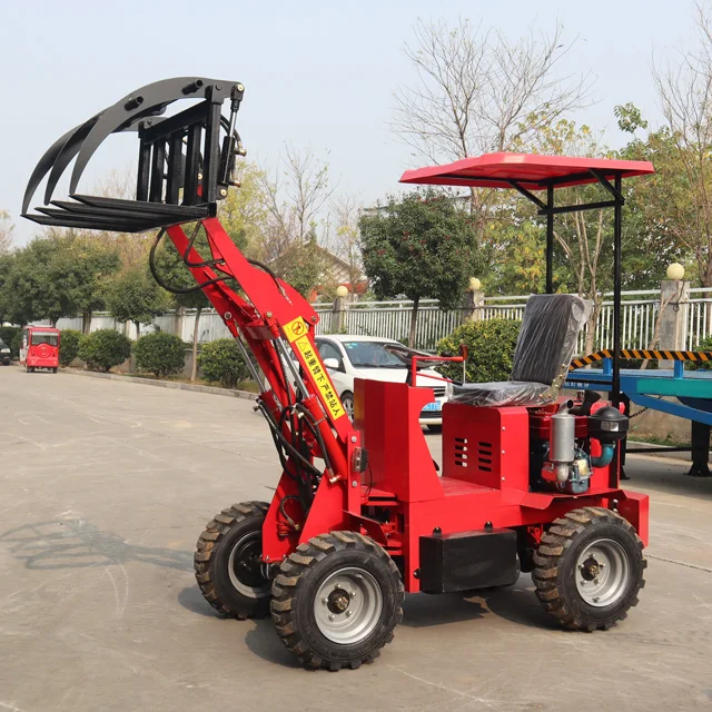 Компактный погрузчик 500 кг нагрузки мини небольшой Электрический колесный