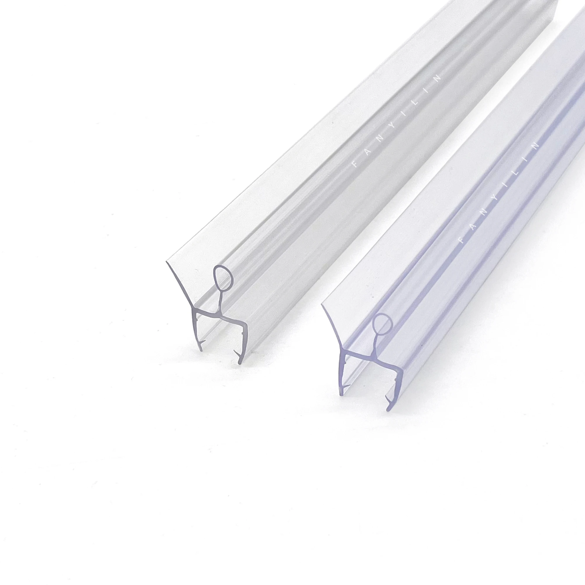 Bathroom glass sliding door Seal Plastic PVC Strip door bottom seal strip Waterproof Glass Door Sealing Strip for shower cabin