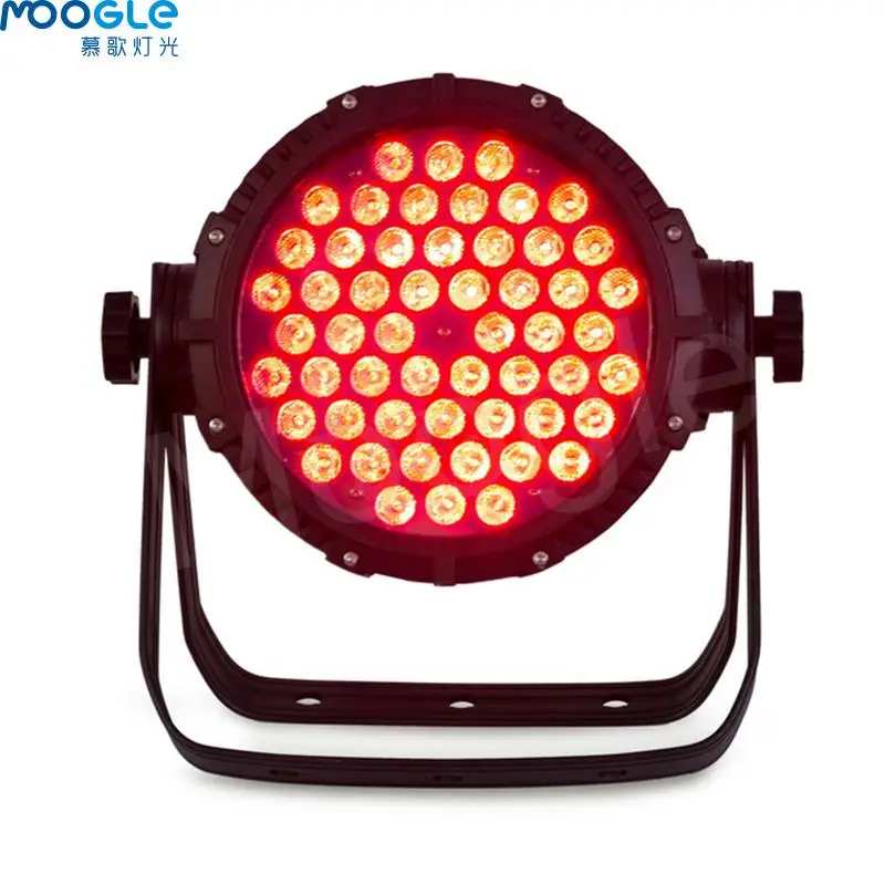 LED Stage Lights 54X3W LED DJ PAR Light RGBW 162Watt DMX 512 Stage Lighting Disco Projector for Home Wedding Party Church
