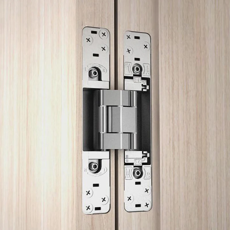 
New Products Wooden Flush Doors Adjustable Concealed Hinge 3D adjustable hidden door hinge 