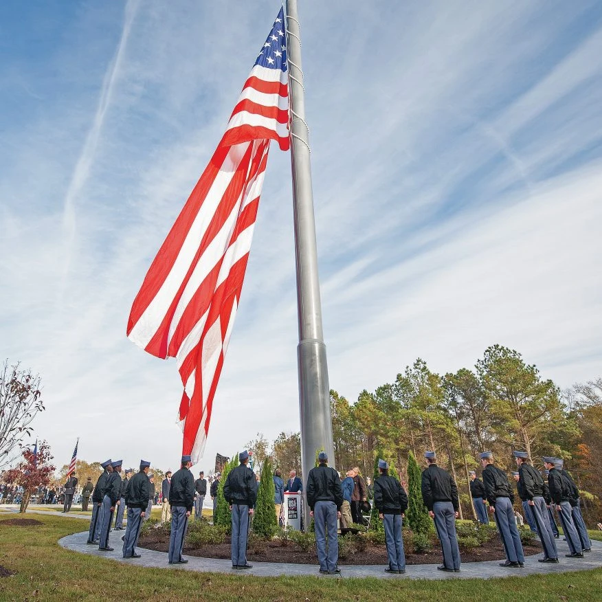 Factory Direct Price Flagpole Halyard Rope Tapered Aluminium Flagpole