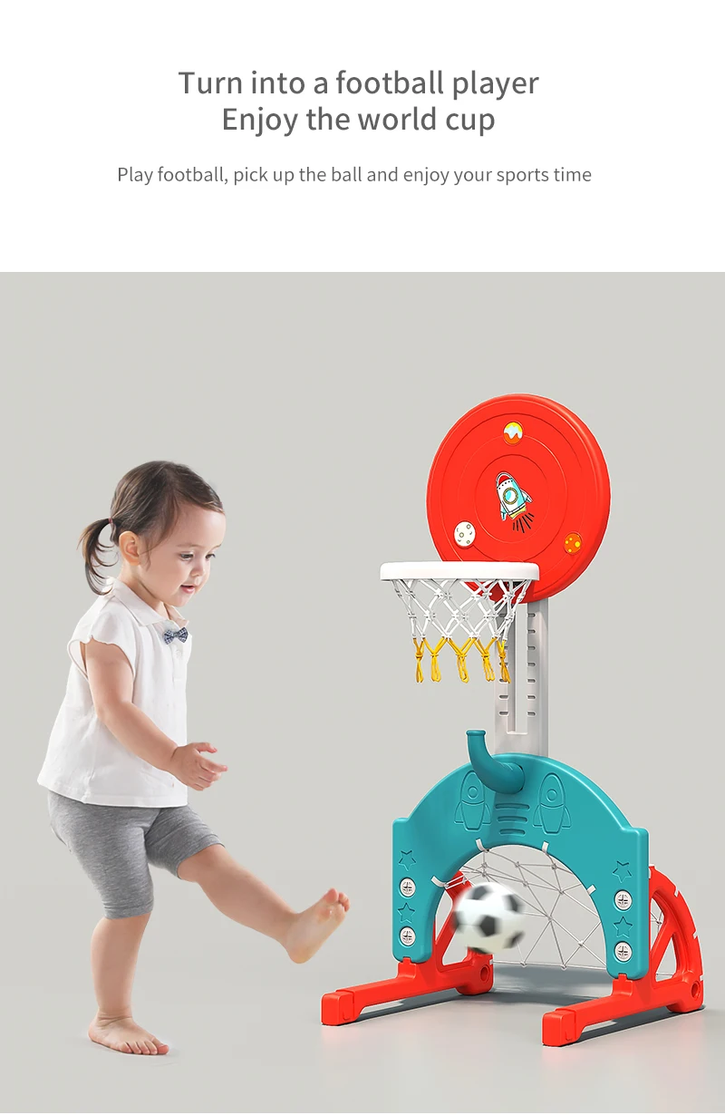 children indoor playground toys plastic material slide and swing set for baby equipment Plastic Kids Toys