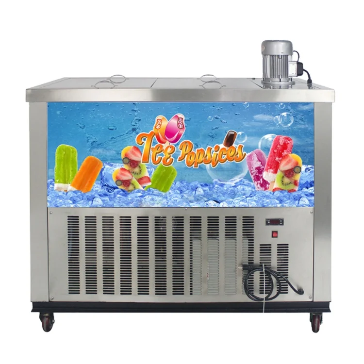Commercial popsicle ice machine refrigerator lollipop ice making machine industrial rollo stick ice cream lolly freezing machine