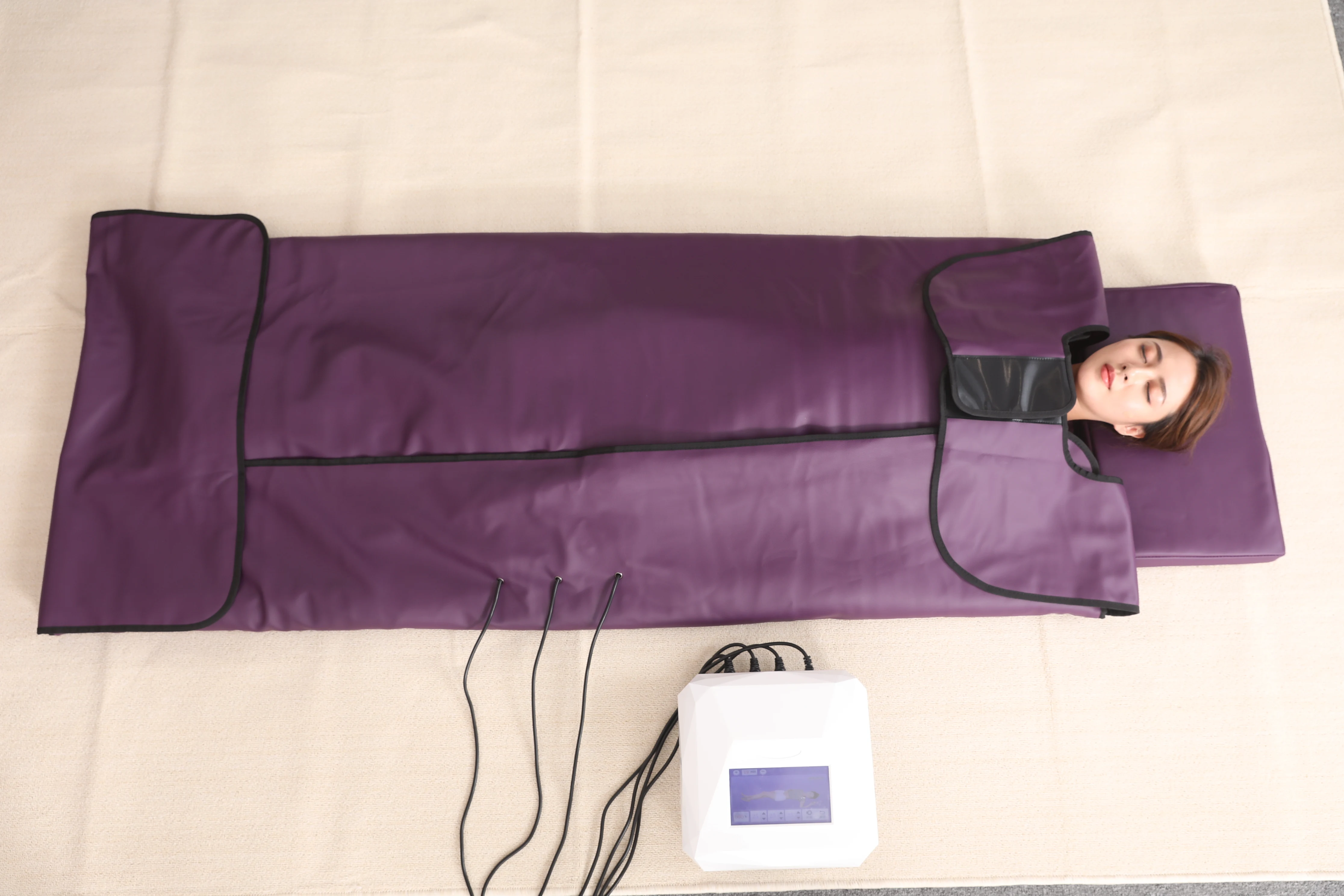 For home use spa equipment portable sauna refillable home beauty device personal care Infrared Sauna red light therapy Blanket