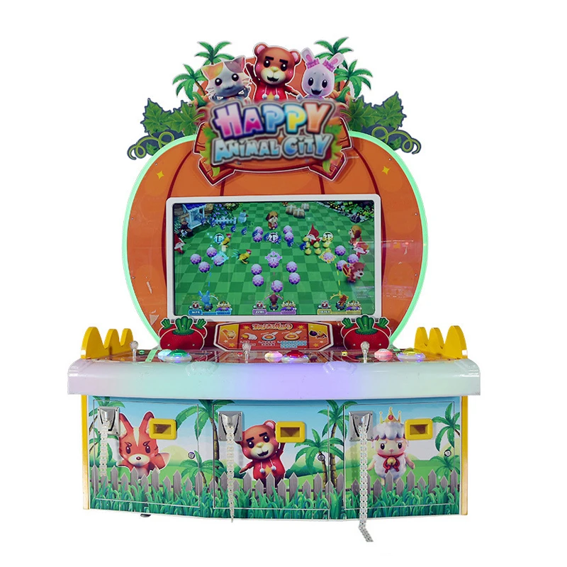 Wholesale Coin Operated Indoor Crazy Animals Lottery Amusement Ticket Redemption Game Machine For Sale