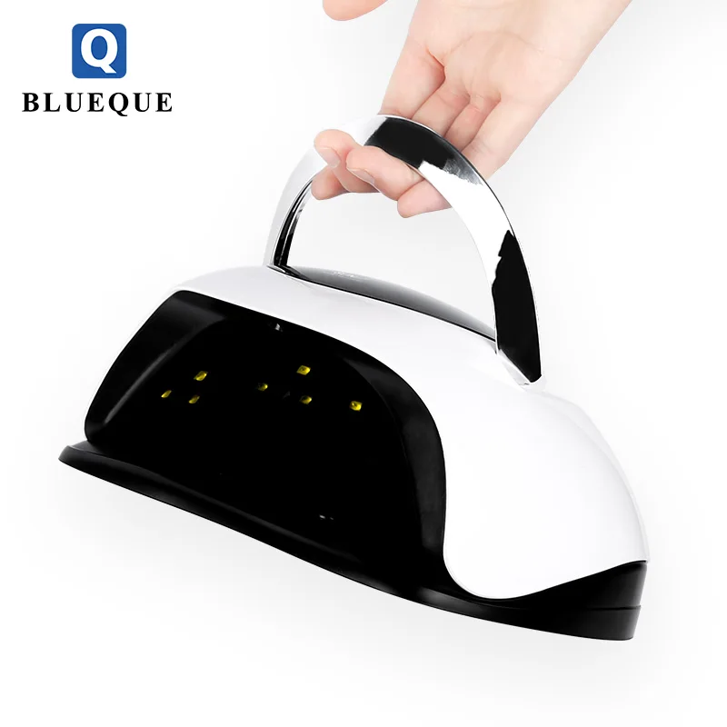  Мощная УФ-лампа для сушки гель-лака ногтей BLUEQUE 120 Вт SUN BQ